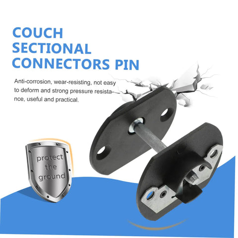 Top Shelf Pin Style Sectional Sofa Connectors Heavy Duty Couch Brackets Rock Solid Construction No Hassle Snap Assembly Universal Lock Down Hardware For Every Couch