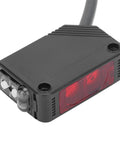 Infrared Through Beam Sensor 12-24V Long Cable Photoelectric Switch for garage doors with red lens and black casing