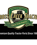 Cross Creek Tractor logo with text 'Premium Quality Tractor Parts Since 1985' with a green tractor illustration.