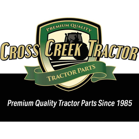 Cross Creek Tractor logo with text 'Premium Quality Tractor Parts Since 1985' with a green tractor illustration.