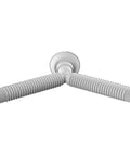 Expandable Flexible P Trap For Kitchen Sink One And A Half Inch With Two Female Threaded Nuts Easy Install Diy Friendly Includes Gaskets And Mounting Brackets Fits Standard Drains And Quick No Fuss Plumbing shown with components disassembled