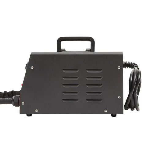 Black Dent Repair Kit With 3KW Spot Welder And 6 Welding Modes Auto Body Dent Puller Machine side view with handle
