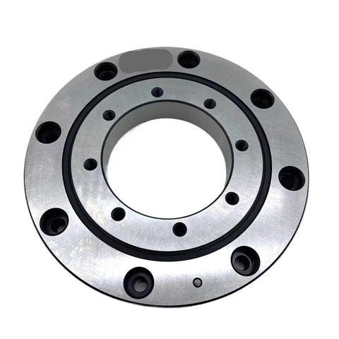 Close-up view of Heavy Duty Cross Roller Bearing Rings RU85 UU RU85UUCC0 with precision grooves for industrial applications.
