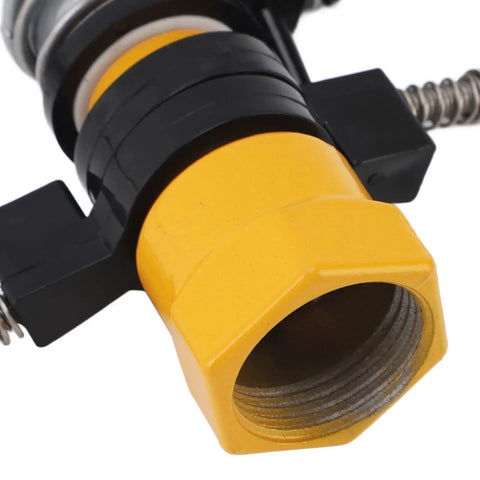 Detail of 1 Inch FNPT inlet on 360 Degree Auto Rotating Irrigation Sprayer for Lawn and Garden