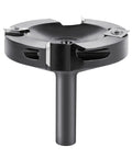 CNC Spoilboard Surfacing Router Bit Half Inch Shank 3 Inch Cutting Diameter With 2x2 Carbide Inserts side view