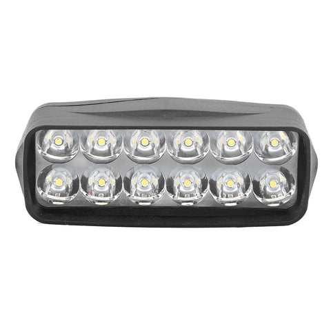 Universal 12V to 80V 6W LED Headlight for E Bikes and Motorcycles 12 LED Beads Tricycle Lamp front view