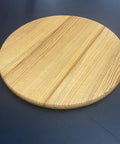 16-Inch Heart Pine Lazy Susan For Kitchen And Dining Table Non-Slip 360 Degree Turntable Organizer top view