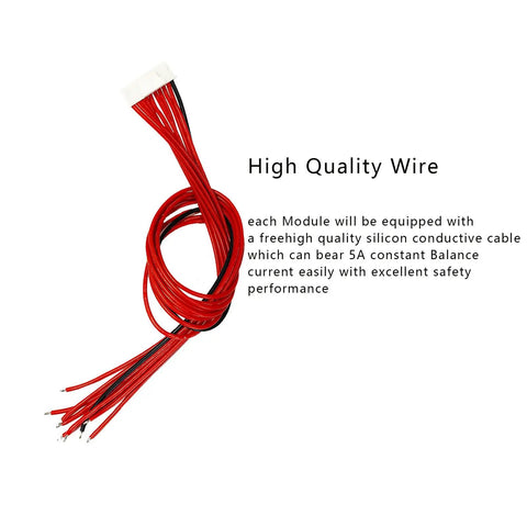Pro Grade 16S 60V Lithium Ion Battery Active Balancer Rock Solid 5A Charge Equalization Chip with high quality conductive wire.