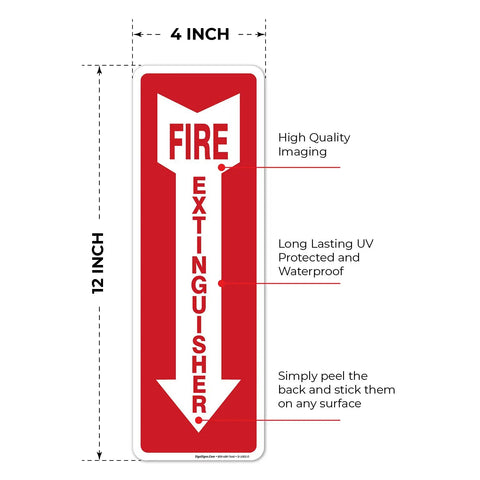 Premium Fire Extinguisher Sign Crafted From Heavy 4 Mil Vinyl That Is Built Real Tough And Holds Up Great Outside Perfect For Warehouse Garage Or Street Wall Where You Gotta Keep Everyone Safe