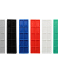 Okllen 300-pc plastic flat shims set for leveling, 6 sizes, color mix gray/black/blue/red/white/green, front view