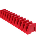 Modular Wrench Rack Organizer 12-Piece Space Saving Tool Storage Tray For Garage And Workshop Sturdy Plastic Tool Holder