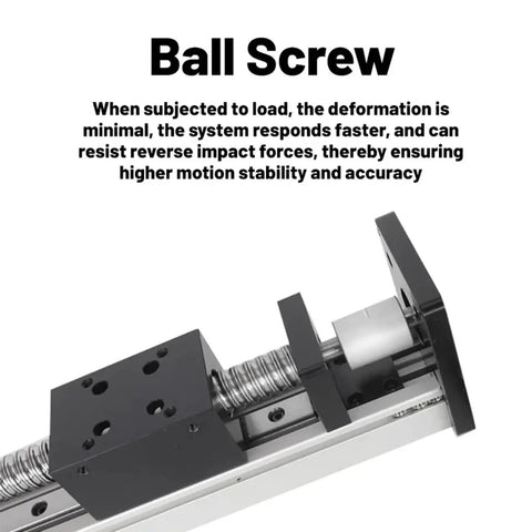 Beefy 42mm Wide CNC Slide Table With SFU1204 1605 1610 Linear Guides, Monorail XYZ Axis Ball Screw Slider For Precise CNC Motion And DIY Machining Projects For High Precision Metalworking, Woodworking, And Prototyping Applications.