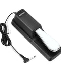 Sustain Pedal For Keyboard Universal With Polarity Switch And One Quarter Inch Plug Premium Alloy Piano Pedal For MIDI Keyboards
