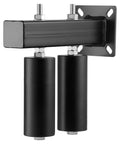 Beefed-Up Heavy Duty Sliding Gate Kit 6-Inch Rollers With T Bracket Universal Adjustable Gate Rollers Black Gate Guide Roller