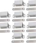 10 Pack Mini Cabinet Magnetic Catch Latches For Doors And Drawers Stainless Steel 55mm displayed in rows