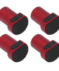 4 Pack 20Mm Bench Dogs With Non Slip Pad Aluminum Alloy Table Stop for woodworking benches, showing textured non-slip surface.