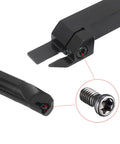 Built Tough No Fuss M3.5 Torx Screws Set Features Twenty Flat Black Countersunk Machine Bolts With Ten And Twelve Millimeter Lengths Made From Premium 12.9 Grade Carbon Steel For Heavy Duty Applications And Quick Mechanical Fixes.