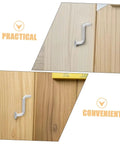 Heavy Duty 30 Pack Pallet Rack Safety Pins And Bolt Locking Clips on wood panels showing practical and convenient use.