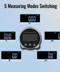 Workhorse Digital Measuring Wheel With LCD Display And Multiple Unit Support Electronic Tape Measure For Flat Surfaces Curves Diameters And Irregular Objects Ideal For Construction Home Renovation And Landscaping Projects, five modes