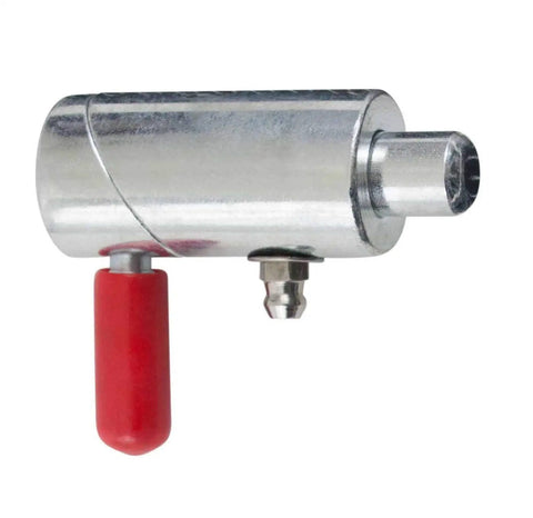 Heavy Duty Rock Solid 1/2 Inch Spring Loaded Cam Lock with twist lock plunger pin, zinc plated steel, ideal for heavy equipment.