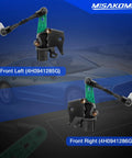 Audi Front Left And Right Air Suspension Height Sensor Set For A6 A7 A8 RS7 S6 S7 S8 2011 2018 Replace OE 4H0941285G 4H0941286G High Performance Leveling Sensor Upgrade For Smooth Ride And Proper Headlight Alignment