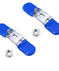 Two Pack Three Quarter Inch Stainless Steel Ball Valve Handle Lever Type Pull Replacement Part For Fluid Control Devices Rust Resistant With Comfortable Plastic Grip