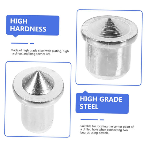 Pro Grade Dowel Centering Pins For Woodworking Center Transfer Plugs For Precise Hole Alignment Handy Marking Tool Set