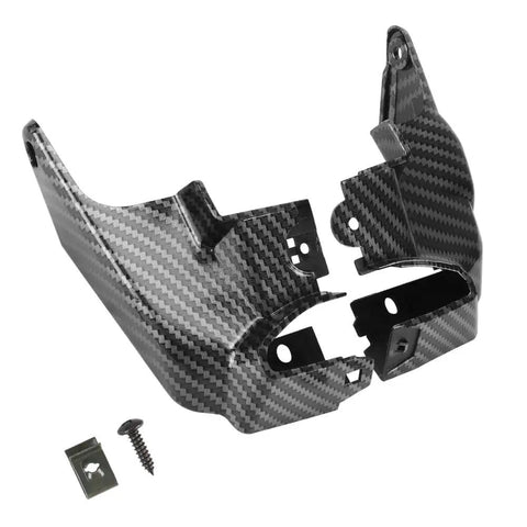 Imitation Carbon Fiber Battery Side Cover With Lock Guard For Light Bee X S X160 X260 Electric Dirt Bike Ebike Battery Wrap Protector Shield Tough PP Plastic