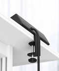Mounted 8 In 1 Desk Clamp Power Strip With USB-C PD 20W Fast Charging, 2 USB-C, 2 USB-A, 4 AC Outlets installed under desk