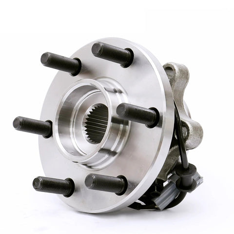 Front Wheel Bearing Hub Assembly For 4x4 Nissan Frontier, Pathfinder, Xterra And Suzuki Equator Set of 2, 6-lug hub with ABS sensor