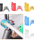 Pair Of Aluminum Alloy Bike Handlebar Shims To Convert 25.4 To 31.8mm Or 31.8 To 35mm Universal Spacer Clamp And Stem Reducer visible in colors