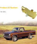 Heavy Duty Brass Brake Proportioning Valve Keeps Line Pressure Rock Solid For Four Wheel Disc Systems Fits Chevy Ford Chrysler And All Street Rods Hot Rods Classic Cars And Trucks With Badass Stopping Power, shown with classic truck.
