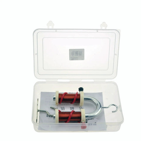 U Shaped Horseshoe Solenoid Electromagnet Kit For Electromagnetism Demos And Physics Lab Projects, Durable Metal Construction