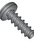 Stainless Steel Thread Rolling Screw For Plastic With Black Oxide Finish Pan Head Phillips Drive Eight Sixteen Thread Size
