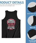 Straight Up Cotton Muscle Tank Top For Guys, Lightweight Sleeveless Gym Undershirt With Built In Sun Shielding, Breathable Summer Workout Tee For Weekend Warrior in black with graphic design.