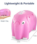 Kid Friendly Home Use Machine With Full Accessories Pink Elephant Design One Button Operation Perfect For All Ages Cute Animal Style