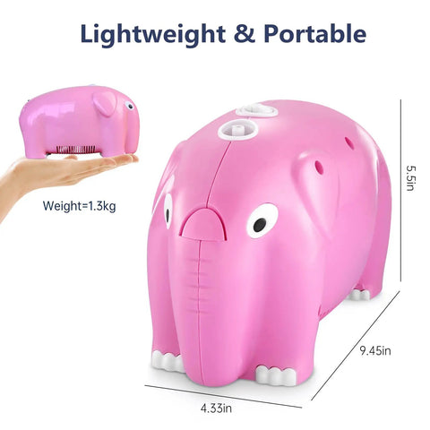 Kid Friendly Home Use Machine With Full Accessories Pink Elephant Design One Button Operation Perfect For All Ages Cute Animal Style