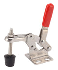 Pro Grade Toggle Clamp Latch Push Pull Stainless Steel Hand Tool For Woodworking And Welding, Adjustable Opening With Plastic Handle