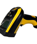 Wireless Barcode Scanner PM9501 DHP910RB With Battery Pack, fast 1D 2D scan, ergonomic black and yellow design