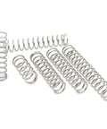 10Pcs Extension Compression Springs Kit With 0.8mm Wire, 12mm Outer Diameter And 10mm To 50mm Lengths, 304 Stainless Steel