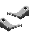 Vent Window Crank Handle Set For Front Driver And Passenger Side Fits 1980 To 1986 Chevy And GMC C K Series Trucks And 1975 To 1993 G10 G20 G30 Vans Includes Two Handles Reference Numbers 15617125 And 76999 two metal handles