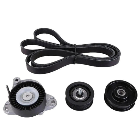 Essential Timing Belt Tensioner Pulley Kit For Benz W221 W164 W211 W203 C300 C350 E350 ML350 M272 06-11 Model With A2722000270 Part That Knocks It Out Of The Park And Keeps Your Engine Running Smooth Like A Pro Install. Timing belt kit with belt and pulleys for Mercedes-Benz M272 engine
