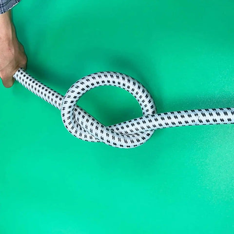 Replacement Steam Hose For Garment Steamer Flexible High Temperature Resistant Tube knotted for durability demonstration