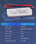 Heavy Duty Ip67 Waterproof Ac Dc Switching Power Supply Flat Out Built Tough For Led Lighting And Equipment 24V 0.84A with wires.