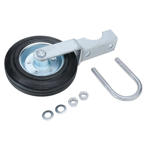 Built Tough Heavy Duty 6 Inch Gate Wheels for Metal Tube Gates 2 Pack Hot Galvanized Farm Fence Wheel with accessories