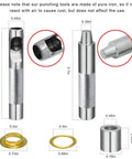Tools from One Half Inch Grommet Kit 100 Sets Four Colors Gold Silver Black Bronze With Tools And Storage Box For DIY Sewing