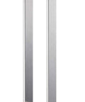 12 Inch Solid Stainless Steel Push Pull Door Handle For Barn And Glass Doors Heavy Duty Commercial Grade Brushed Finish With 304 Stainless Steel Standoffs And 4.6mm Deep Engagement pair