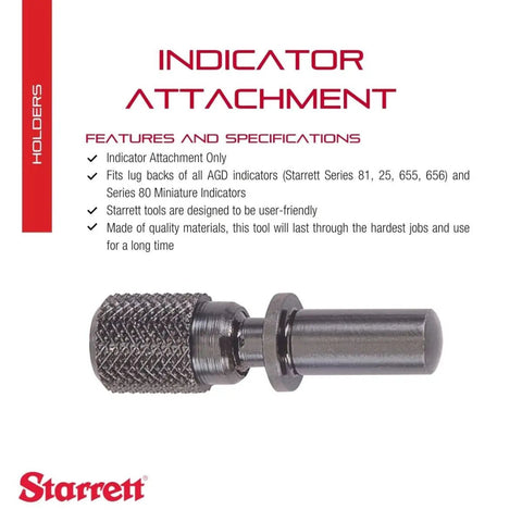 Pro Grade Indicator Attachment For Lug Backs Of AGD Indicators Fits AGD Series 81 25 655 656 And 80 Miniature Indicators Easy Mount For Precision