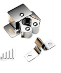 Cabinet Door Catches 30 Piece Set With Screws Soft Cushioned High Grade Material For Quiet Close No Slam And Strong Hold Cupboard Latches