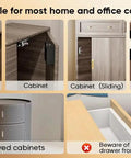 Invisible Bluetooth Cabinet Locks With RFID Card Access and No Drilling Install on various cabinet types